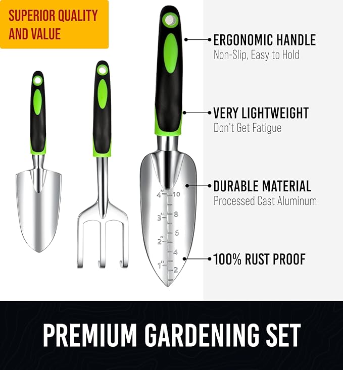 GardenEase™ 22-Piece Premium Gardening Tool Set