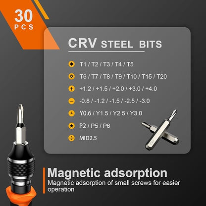 FixEdge™ 38-Piece Precision Screwdriver Set