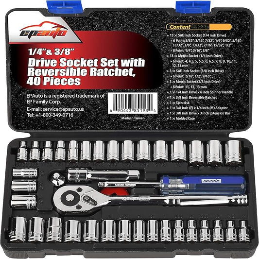 MechPro™ 46-Piece Professional Socket Wrench Set